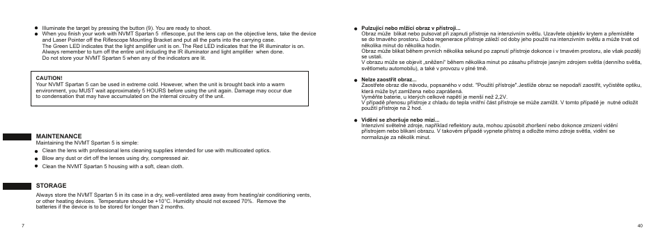 Yukon NVMT Spartan 5 User Manual | Page 10 / 26