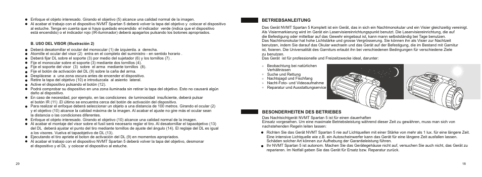 Yukon NVMT Spartan 5 User Manual | Page 21 / 26
