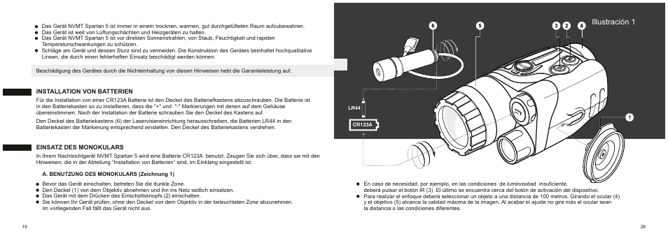 Illustraci n 1 ó | Yukon NVMT Spartan 5 User Manual | Page 22 / 26