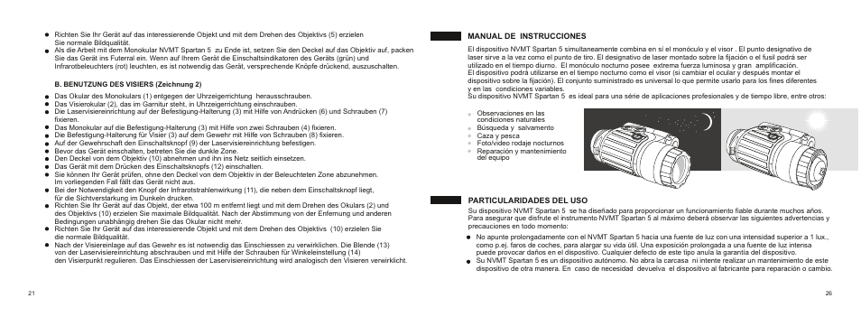 Yukon NVMT Spartan 5 User Manual | Page 24 / 26