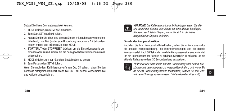 Timex T49761 User Manual | Page 143 / 179