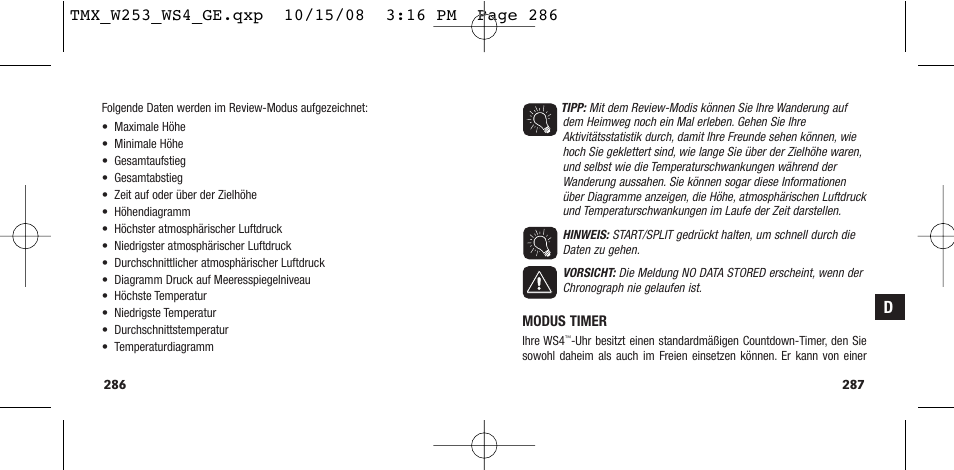 Timex T49761 User Manual | Page 146 / 179