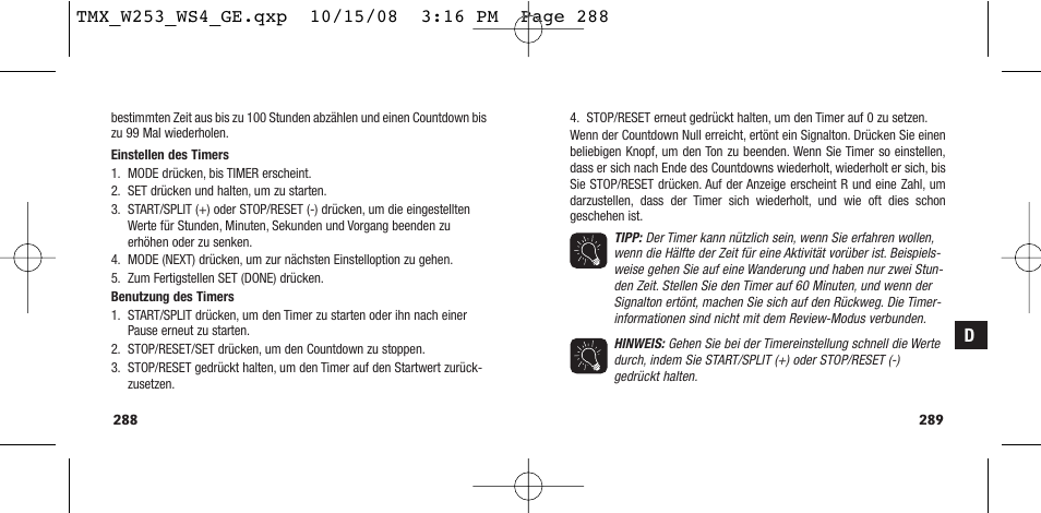 Timex T49761 User Manual | Page 147 / 179