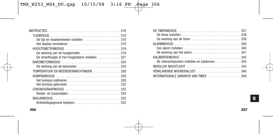 Timex T49761 User Manual | Page 156 / 179