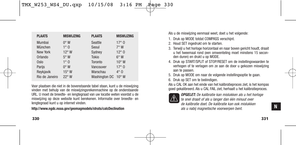 Timex T49761 User Manual | Page 168 / 179