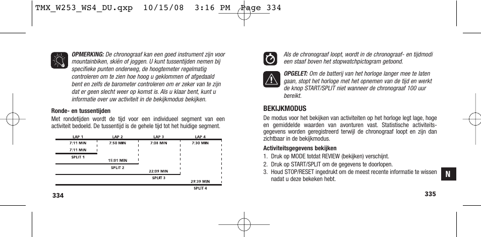 Timex T49761 User Manual | Page 170 / 179
