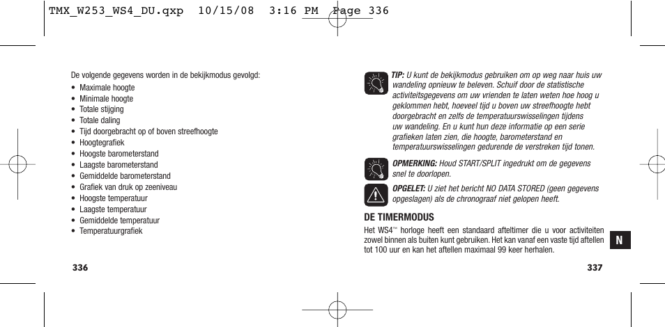 Timex T49761 User Manual | Page 171 / 179