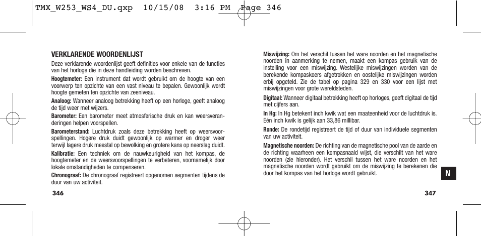 Timex T49761 User Manual | Page 176 / 179