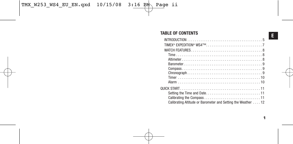 Timex T49761 User Manual | Page 3 / 179