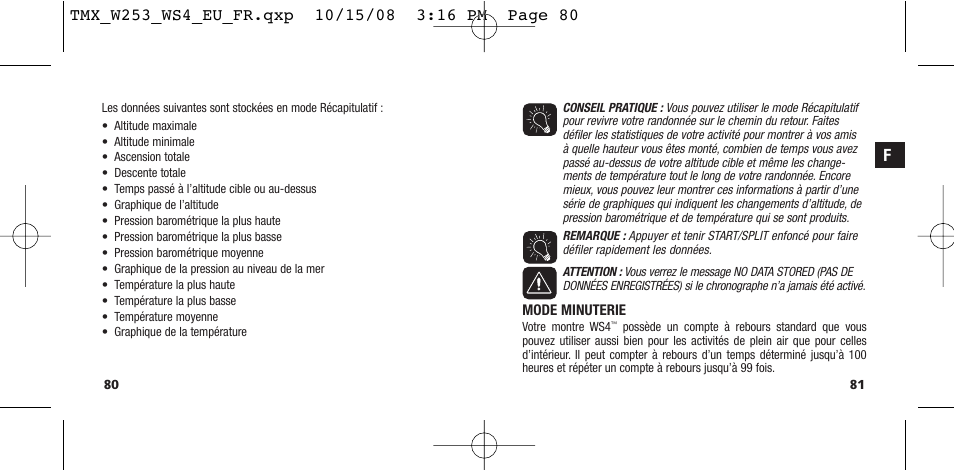 Timex T49761 User Manual | Page 43 / 179