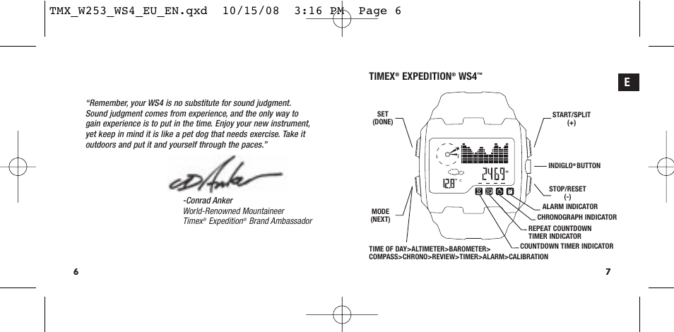 Timex T49761 User Manual | Page 6 / 179