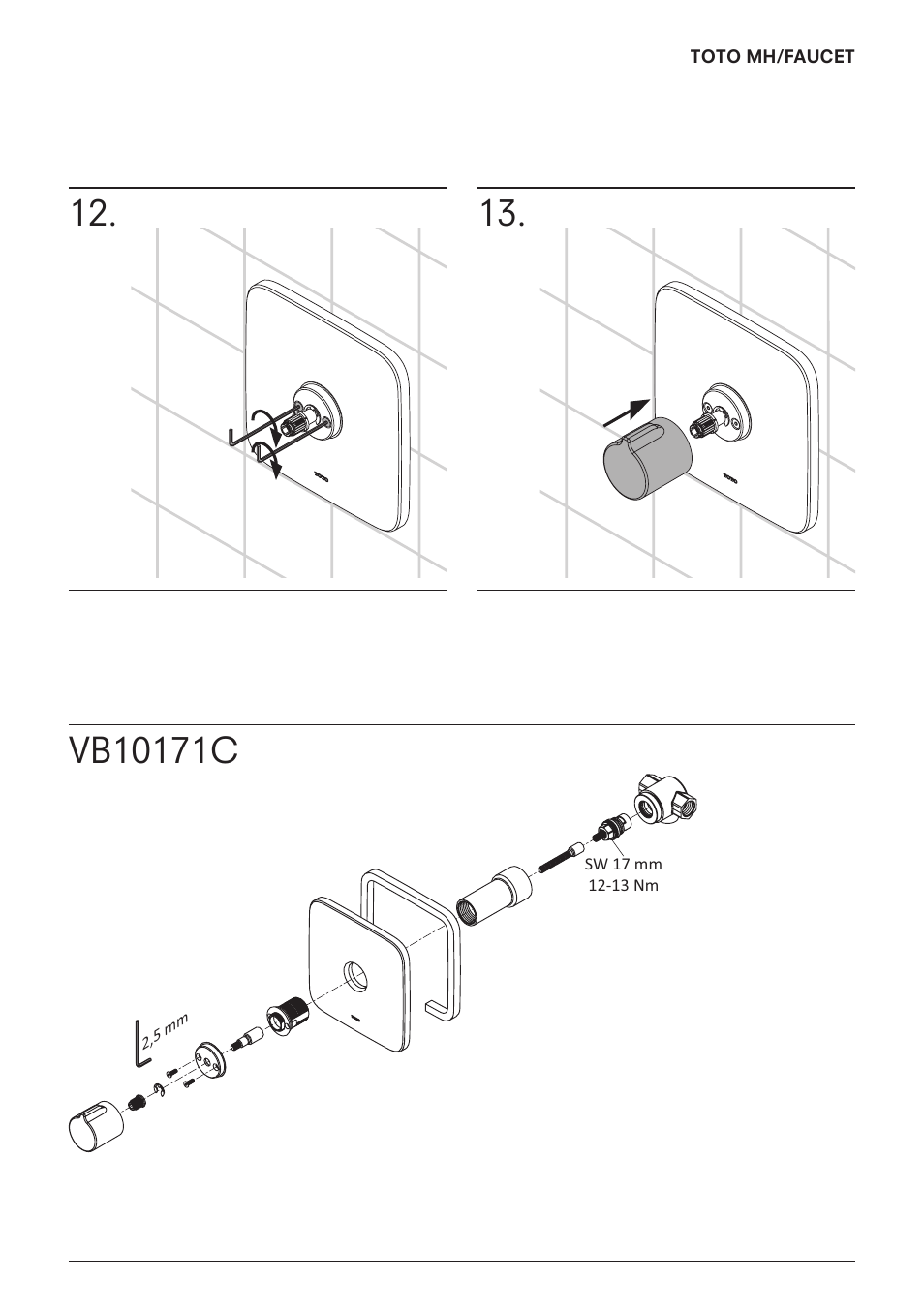 Toto VB10171C User Manual | Page 7 / 8