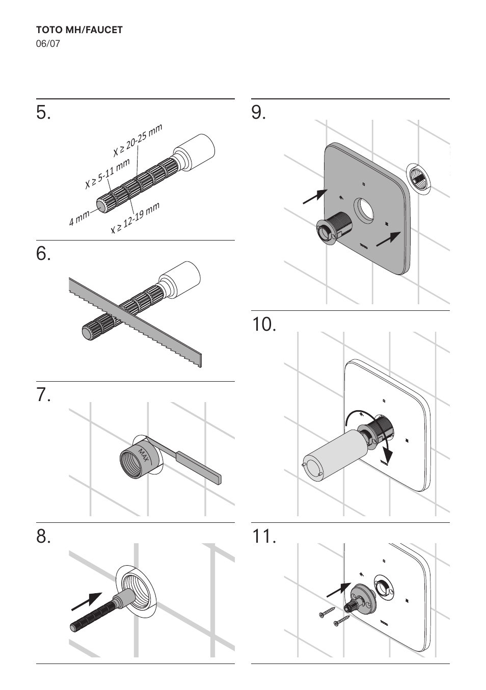 Toto VB10172C User Manual | Page 6 / 8