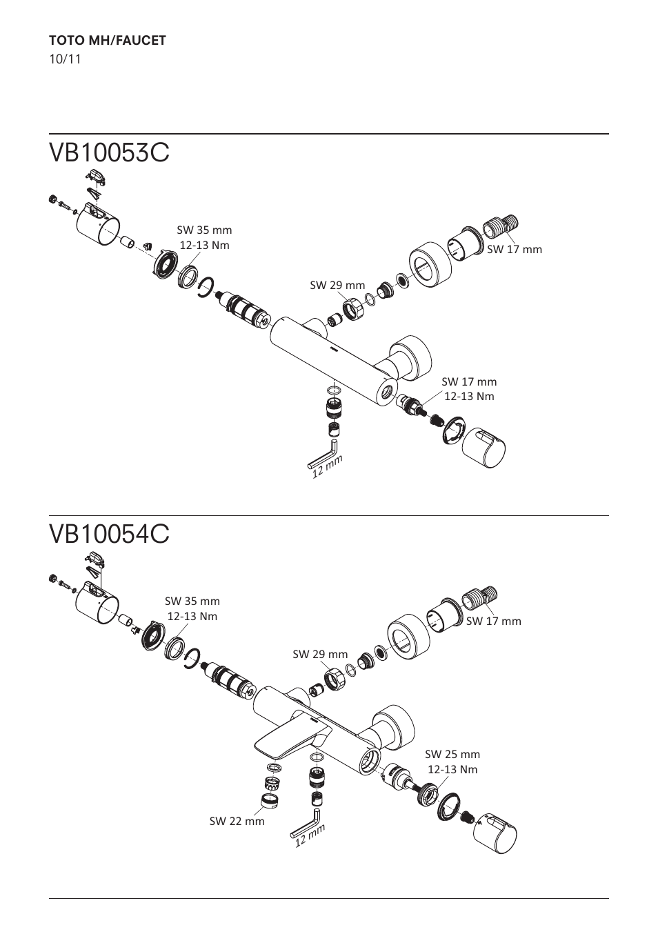 Toto VB10054C User Manual | Page 10 / 12