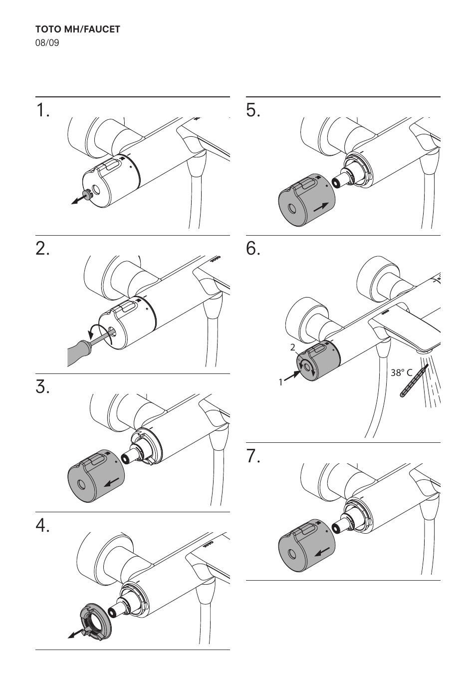 Toto VB10054C User Manual | Page 8 / 12