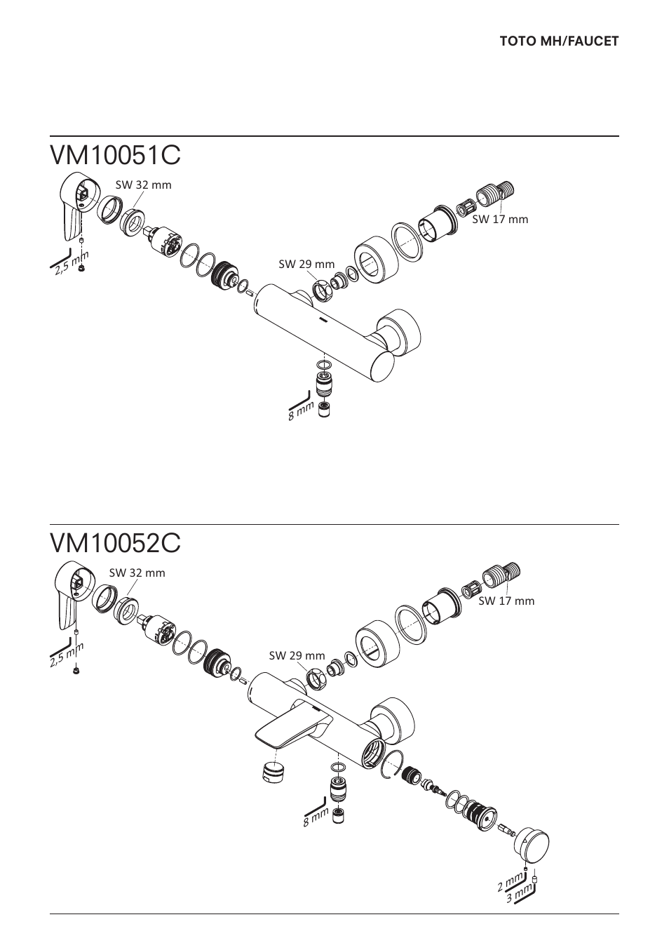 Toto VM10052C User Manual | Page 7 / 8