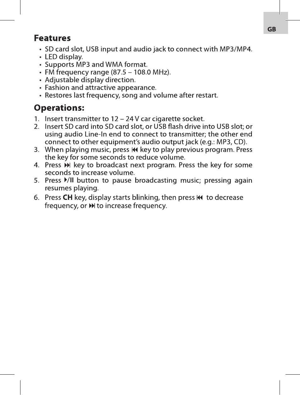 Acme F100-01 User Manual | Page 3 / 72