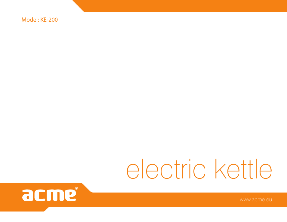 Electric kettle | Acme KE-200 User Manual | Page 76 / 76