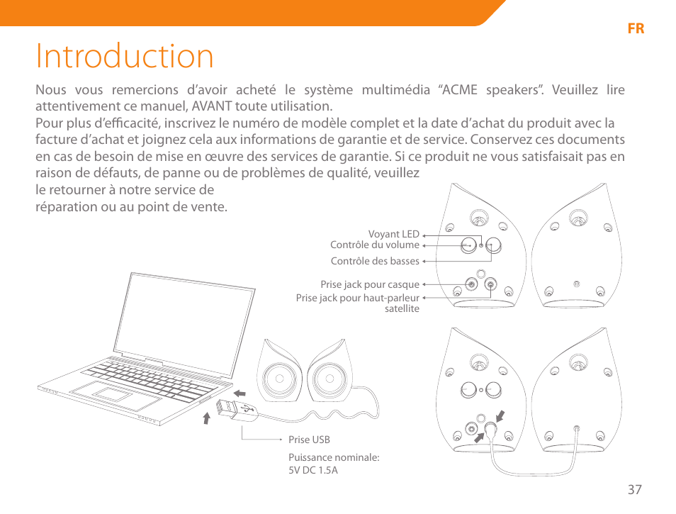 Introduction | Acme SS111 User Manual | Page 37 / 56