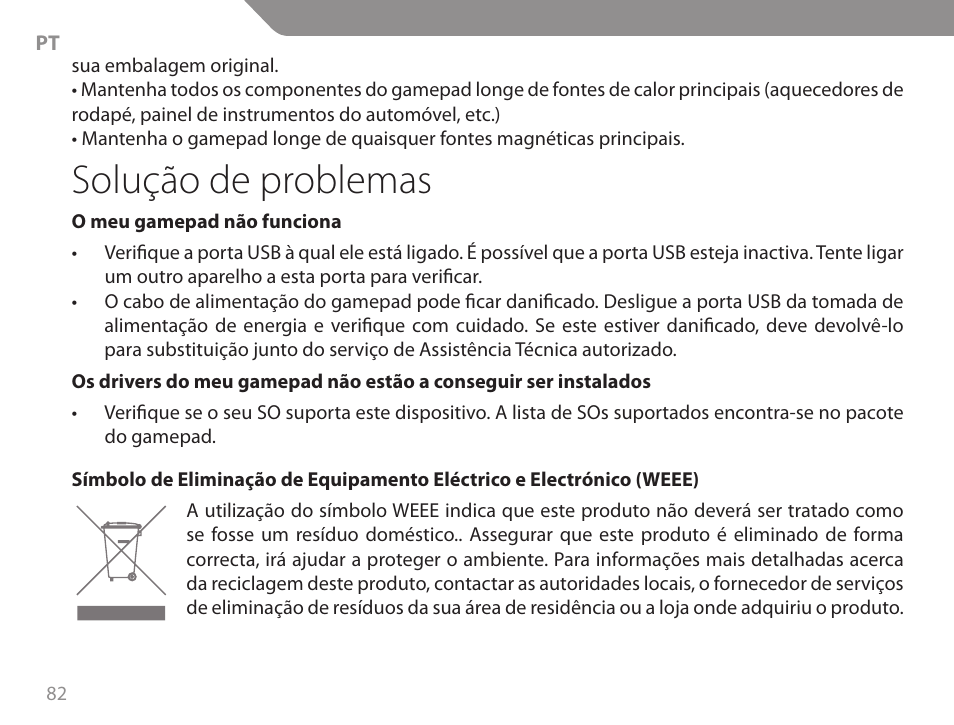 Solução de problemas | Acme GW01 User Manual | Page 82 / 96