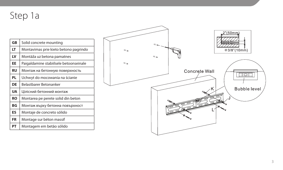 Step 1a | Acme MT104B User Manual | Page 3 / 30