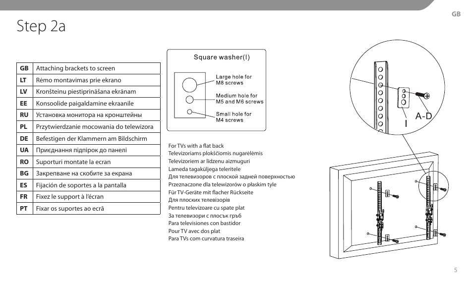 Step 2a | Acme MT104B User Manual | Page 5 / 30