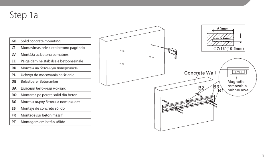 Step 1a | Acme MT108S User Manual | Page 3 / 28