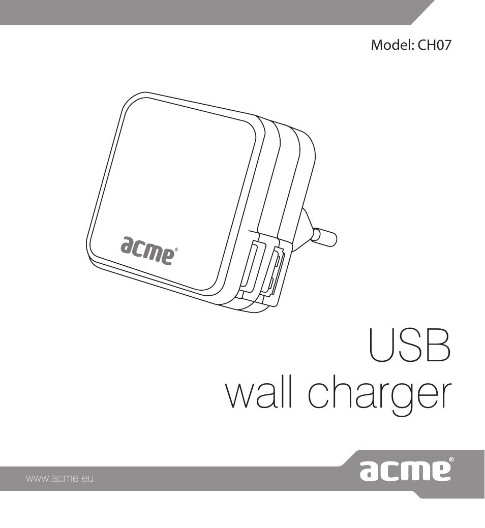 Acme CH07 User Manual | 10 pages