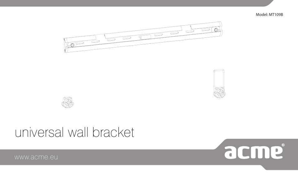 Acme MT109B User Manual | 30 pages