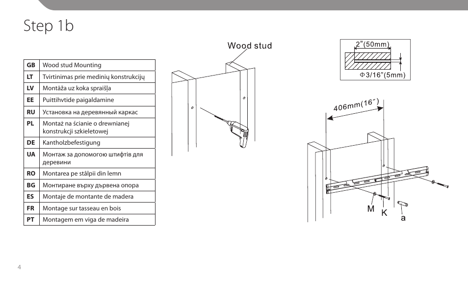 Step 1b | Acme MT109B User Manual | Page 4 / 30