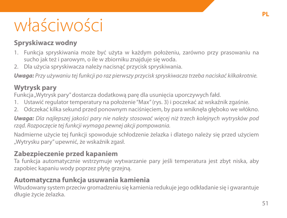 Właściwości | Acme IB-100 User Manual | Page 51 / 126