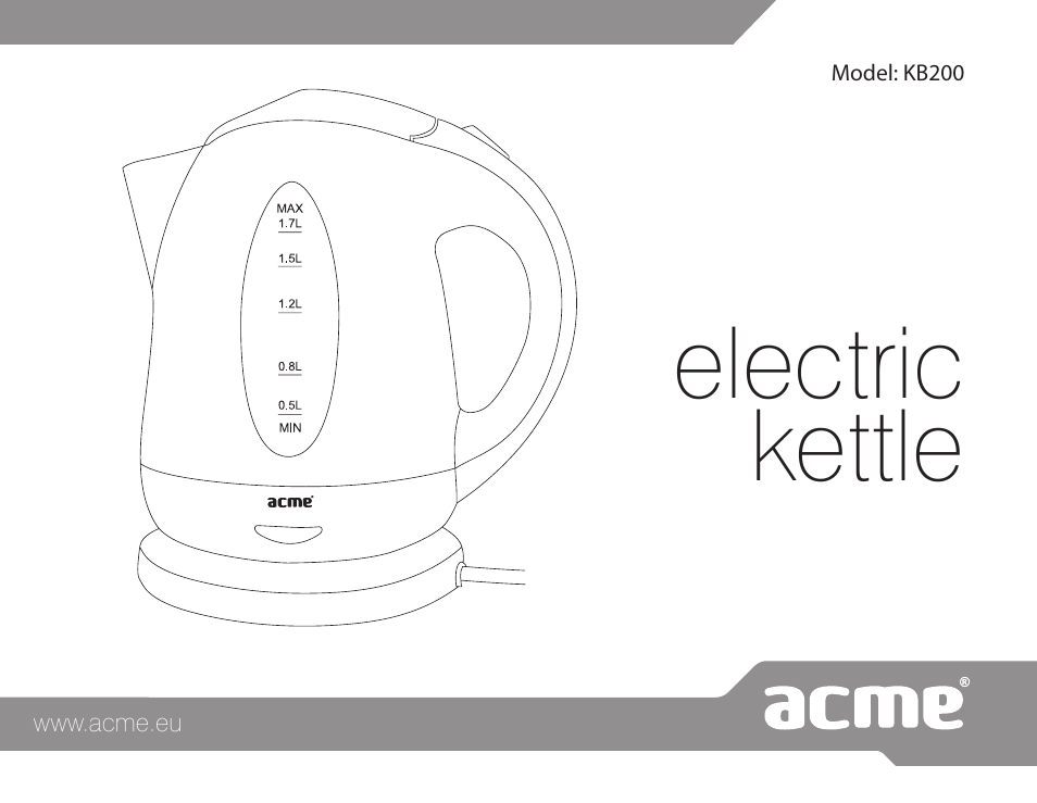 Acme KB200 User Manual | 66 pages