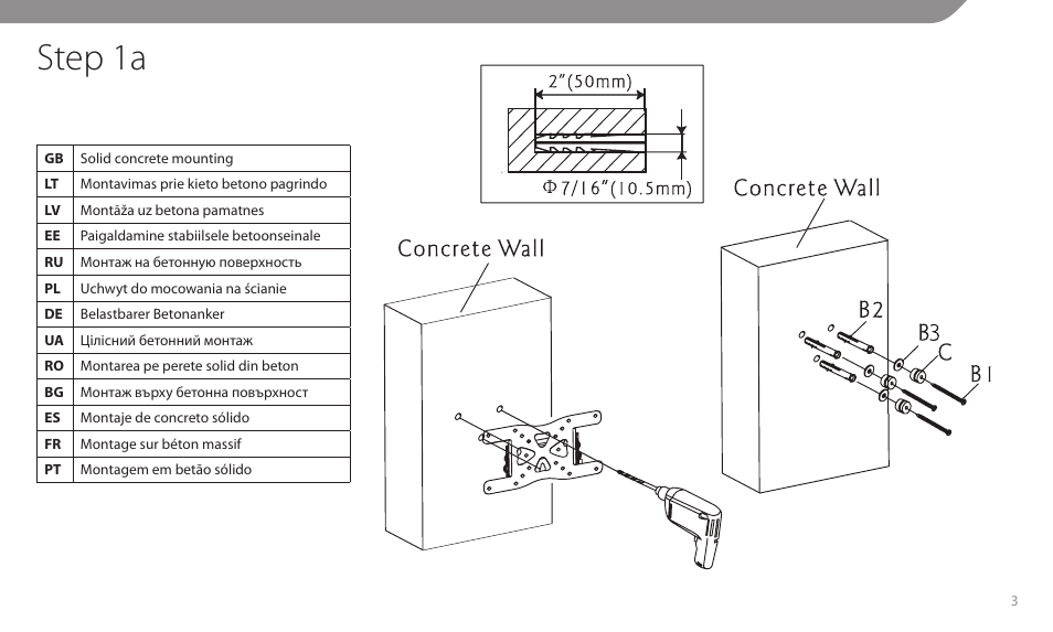 Step 1a | Acme MT101 User Manual | Page 3 / 28