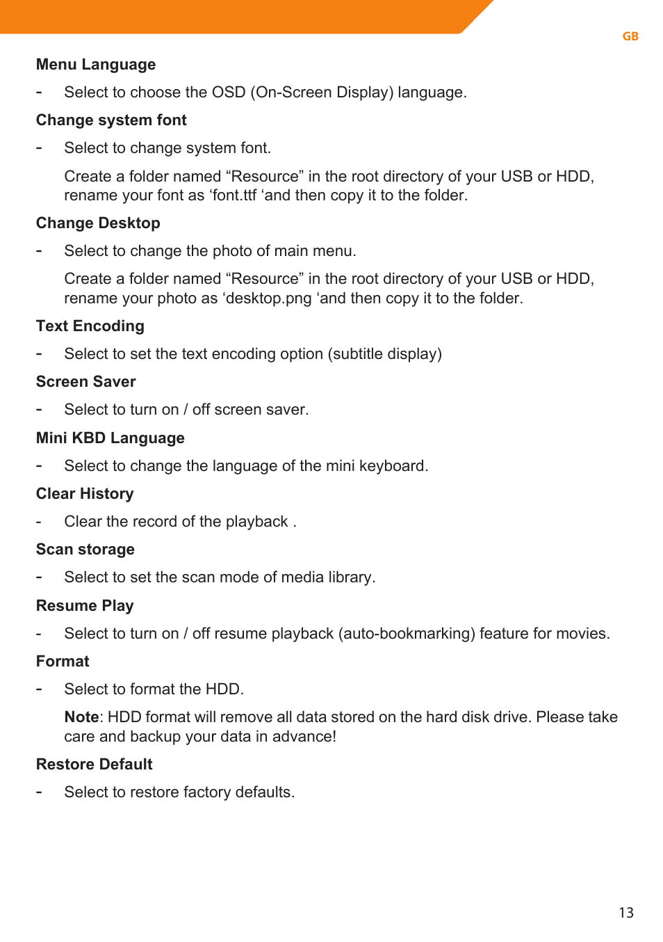 Acme MP01 User Manual | Page 13 / 94