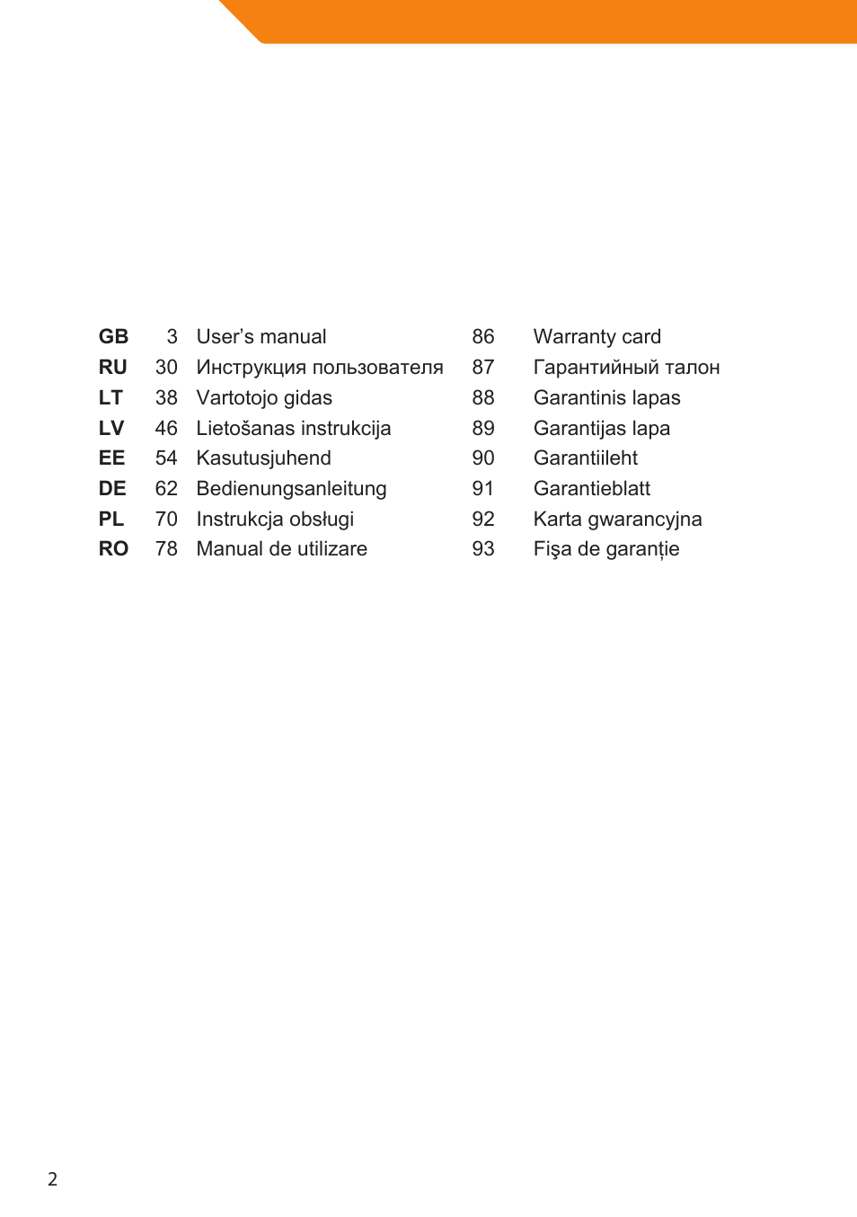 Acme MP01 User Manual | Page 2 / 94