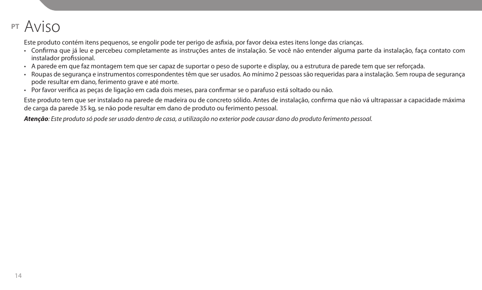 Aviso | Acme MT106S User Manual | Page 14 / 30