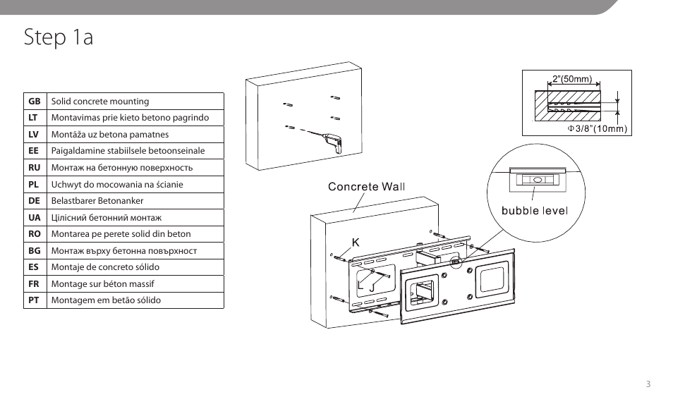 Step 1a | Acme MT106S User Manual | Page 3 / 30