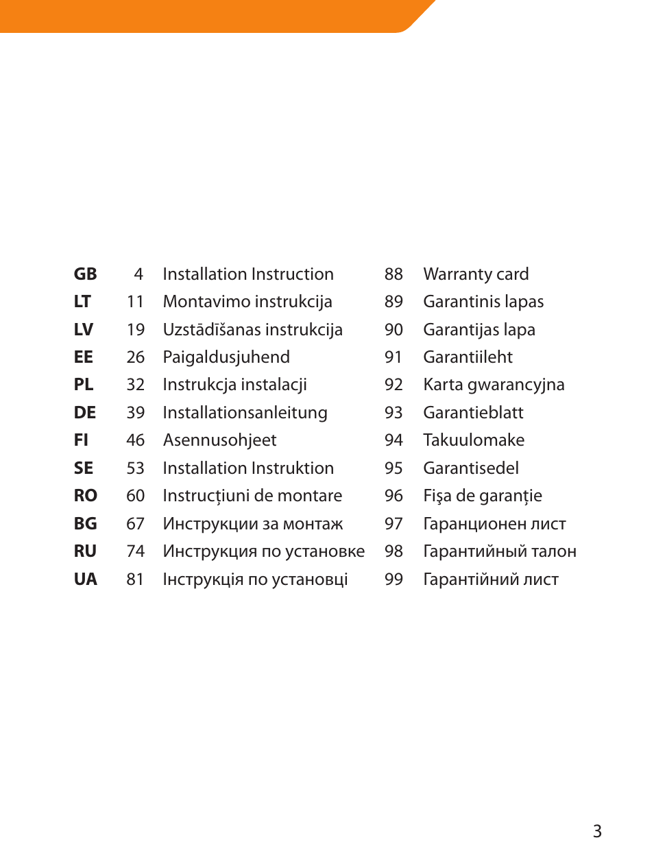 Acme PLB114B User Manual | Page 3 / 100