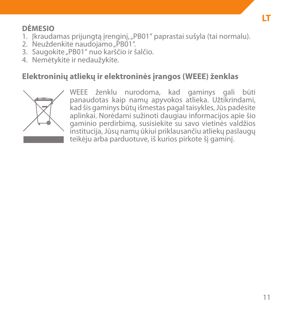 Acme PB01 User Manual | Page 11 / 40