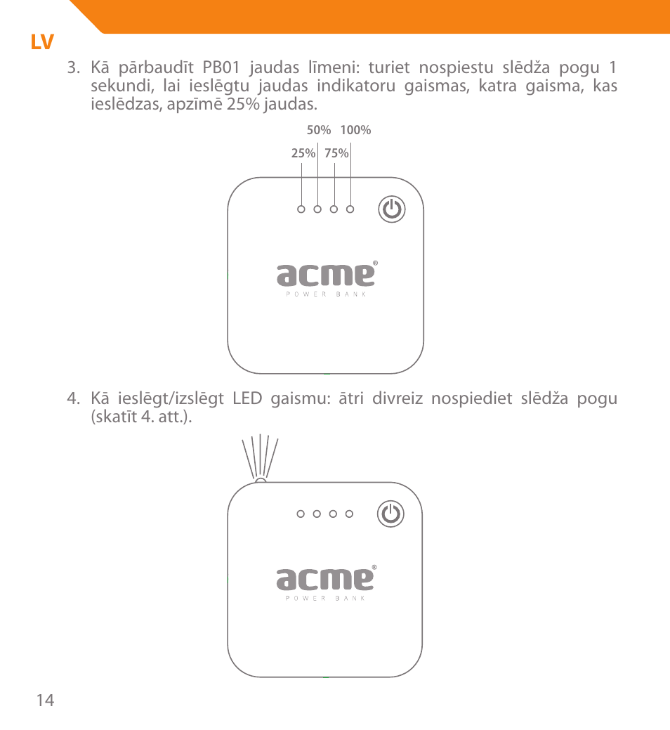 Acme PB01 User Manual | Page 14 / 40