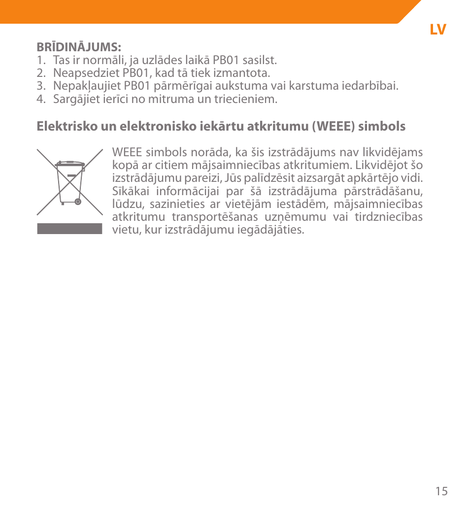Acme PB01 User Manual | Page 15 / 40
