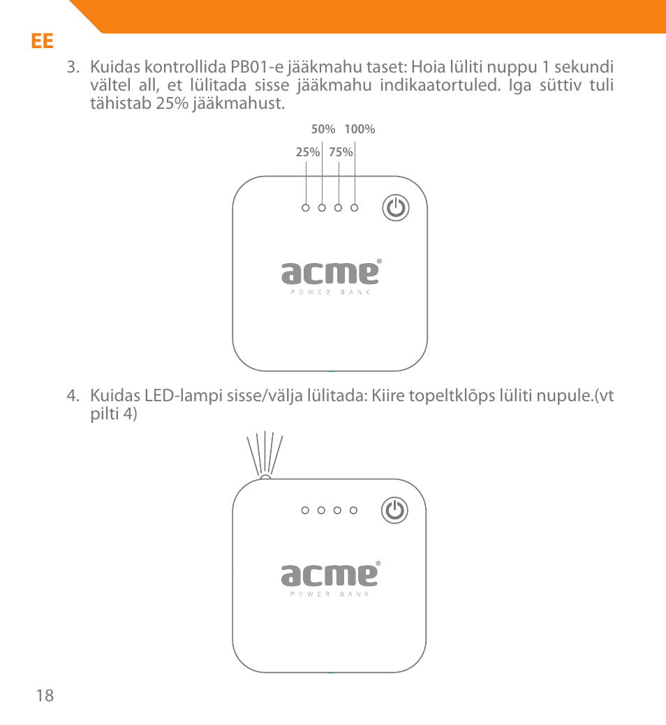 Acme PB01 User Manual | Page 18 / 40