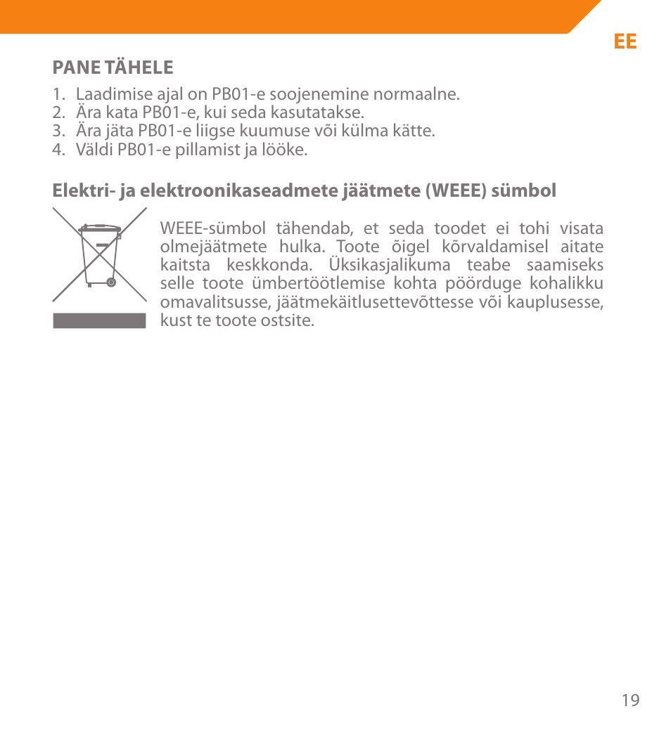 Acme PB01 User Manual | Page 19 / 40
