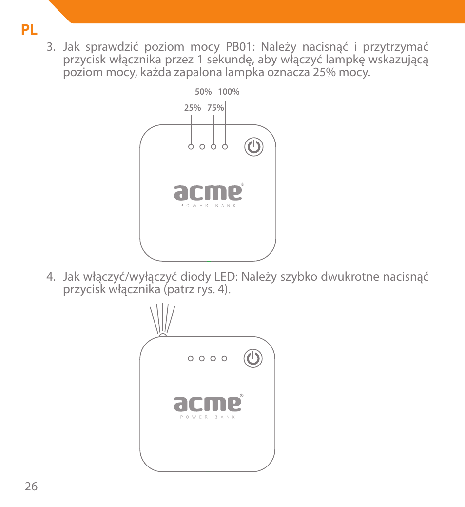 Acme PB01 User Manual | Page 26 / 40