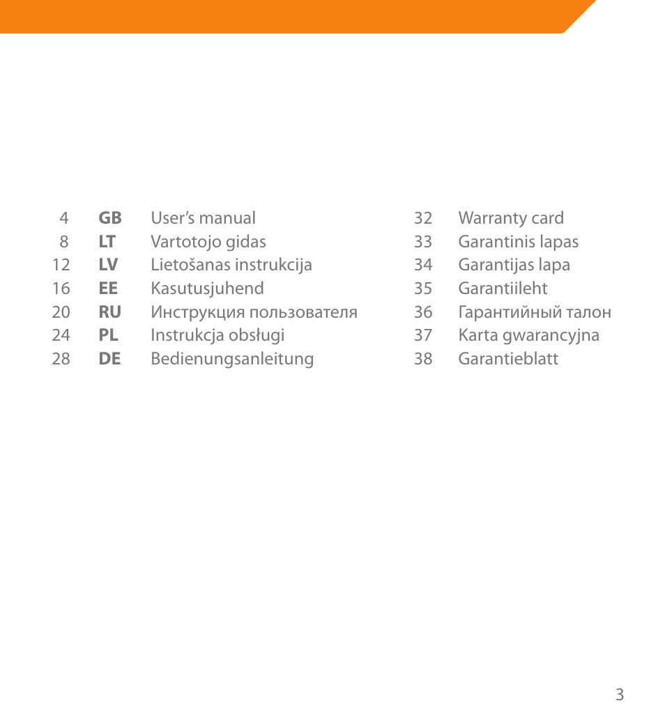 Acme PB01 User Manual | Page 3 / 40