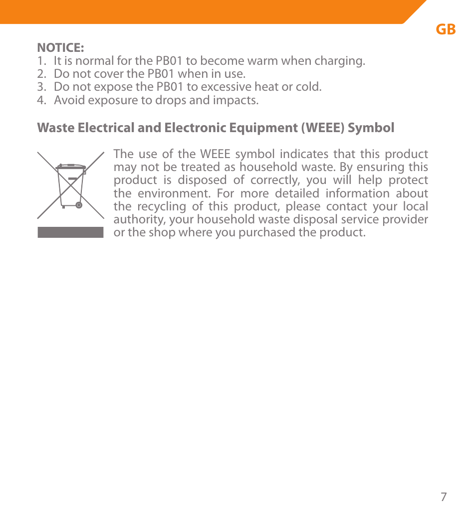 Acme PB01 User Manual | Page 7 / 40