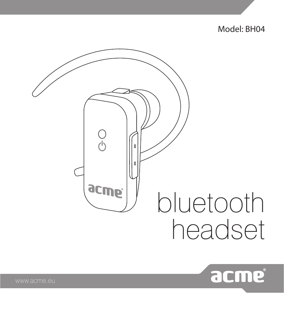 Acme BH04 User Manual | 38 pages