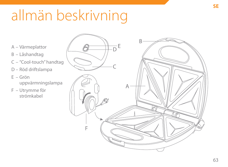 Allmän beskrivning | Acme SE-100 User Manual | Page 63 / 102