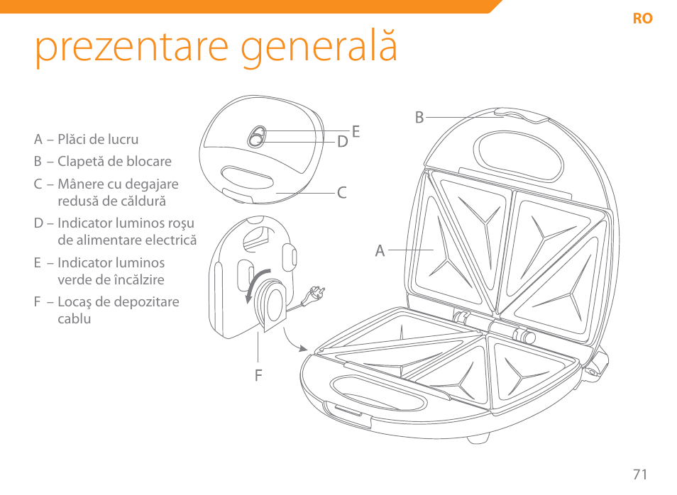 Prezentare generală | Acme SE-100 User Manual | Page 71 / 102