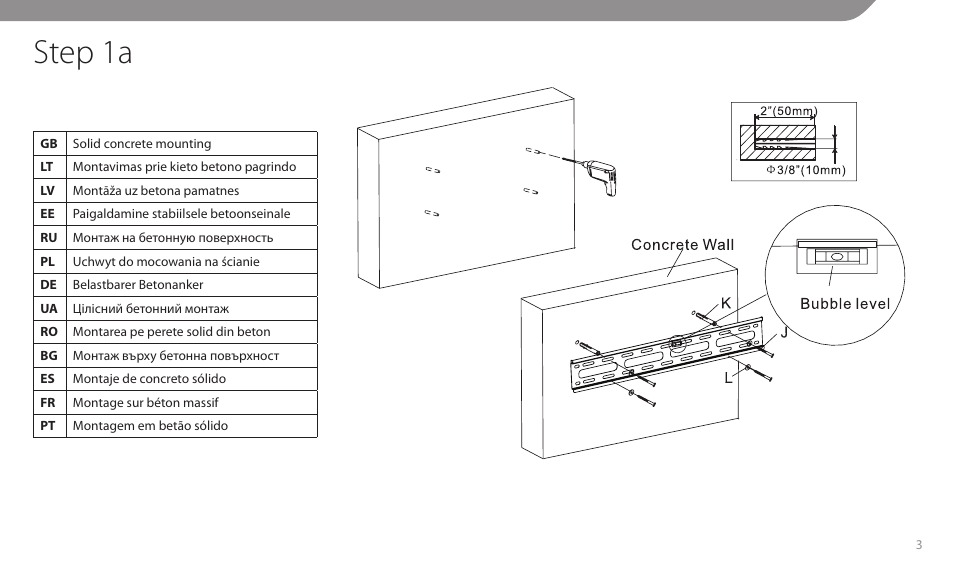 Step 1a | Acme MT102B User Manual | Page 3 / 30